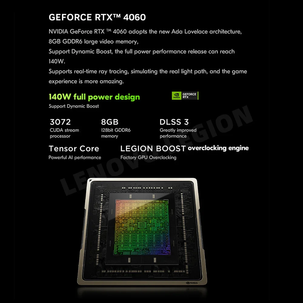 New Lenovo Legion Y9000P Gaming Laptop 2023 13th Intel Core I9-13900HX 16G 32G/3/4T SSD RTX4060/RTX4070 16 inches 240Hz Notebook 4