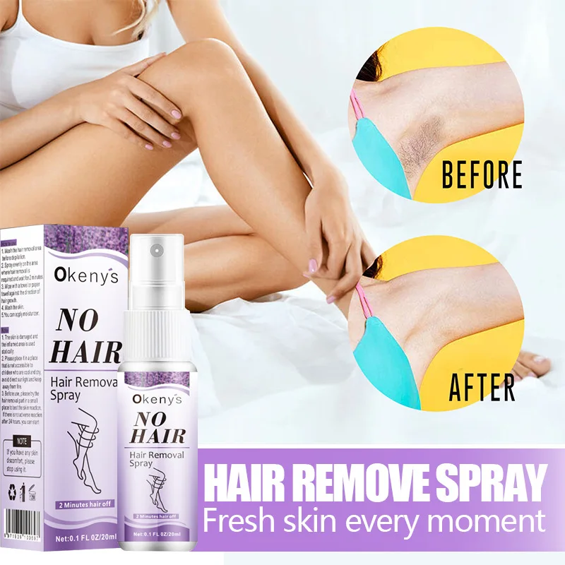 

20ml Hair Removal Spray Permanent Hair Removal Spray Painless Underarm Leg Arm Hair Remover