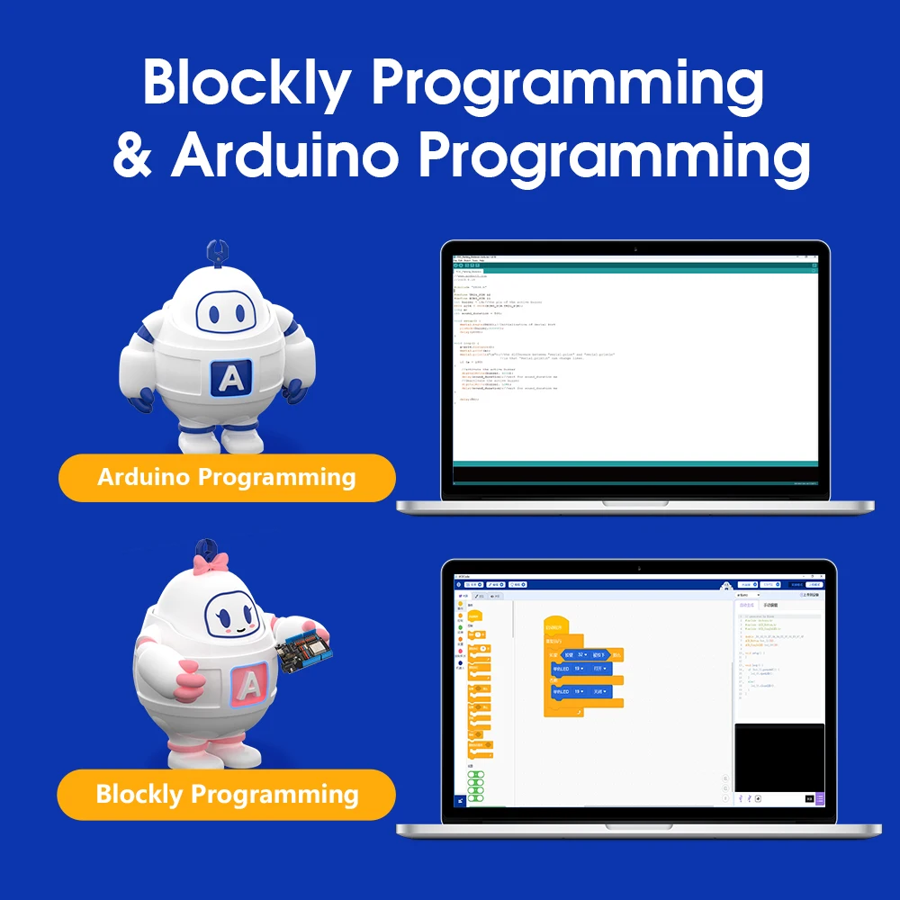 ACEBOTT 스템 스쿨 스마트 홈 키트 교육 솔루션 시리즈, Arduino Uno R3 ESP32 용 교육 자료 포함