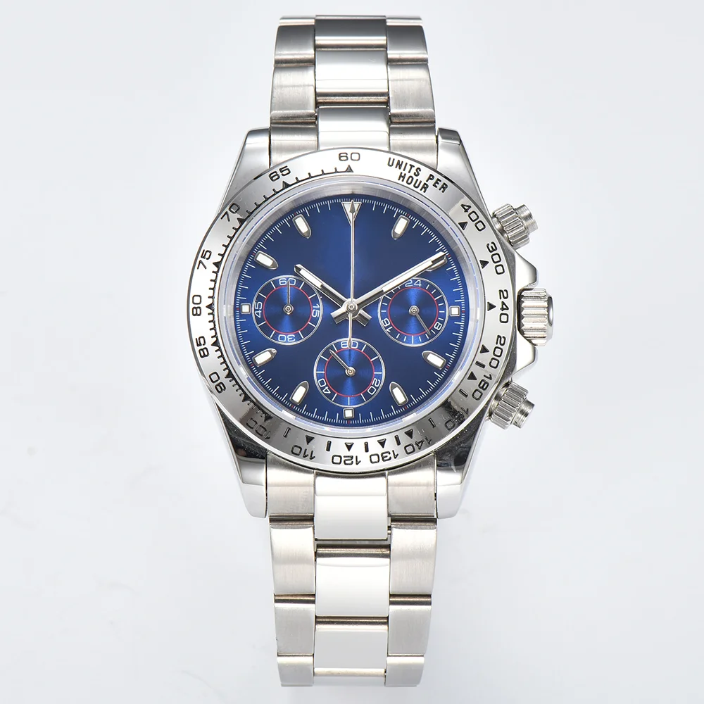 ساعات حركة VK63 ساعات رجالية فاخرة من زجاج الياقوت...