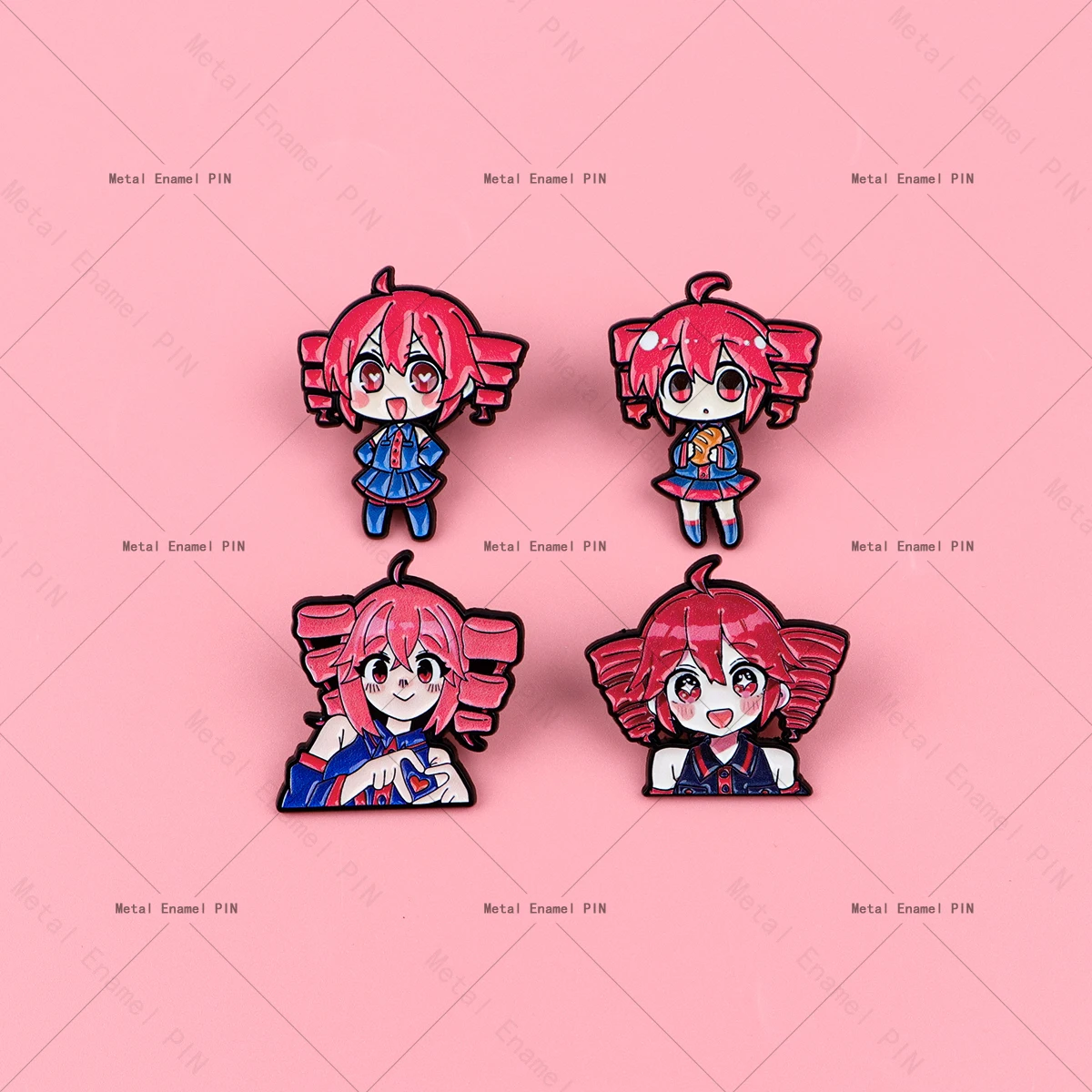 Chic Singer Girl Enamel Pin - Cute Fashion Accessory for Backpacks, Clothes & Gifts