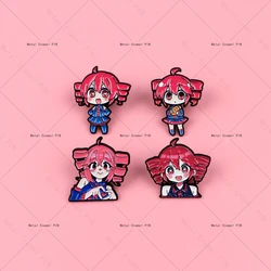 Chic Singer Girl Enamel Pin - Cute Fashion Accessory for Backpacks, Clothes & Gifts (8)