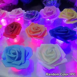 Double Layer Colorful Butterfly LED Wall Light - Creative Decorative Luminous Night Lamp (Rose)