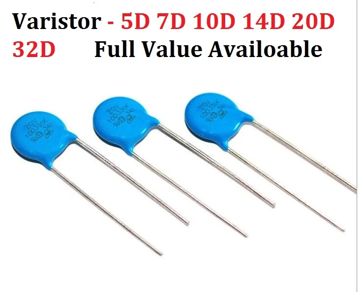 5pcs Varistor Piezoresistor 20D470K 20D121K 20D201K 20D221K - View #8