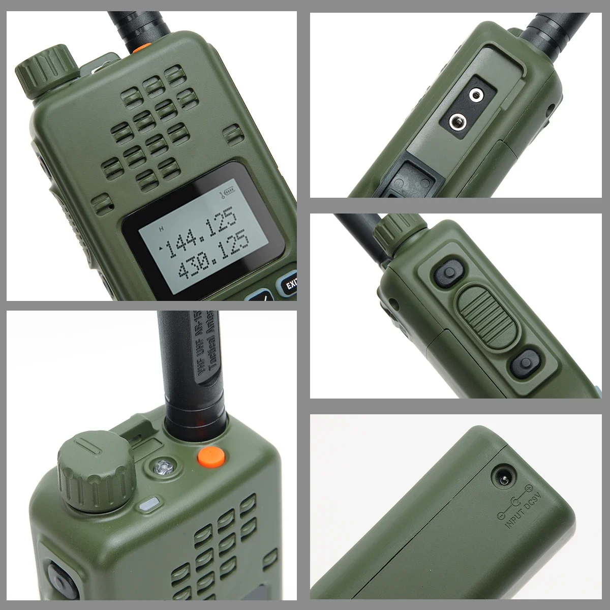 Baofeng – walkie-talkie AN/AR-152, 15W, CB puissant, Radio bidirectionnelle, batterie 12000mAh, Radio tactique longue portée, émetteur-récepteur double bande, PRC-152