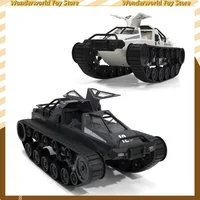 1/12 RC Tank Car 2.4G High Speed Drifting Car Full Proportional Crawler Radio Control Vehicle Models Children Birthday Toys Gift 1