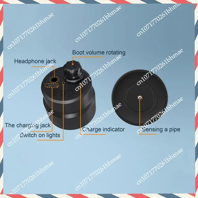 -A21Z Portable Water Leakage Detector Small Leak Detector Water Pipes Fire Pipeline Leak Detection Tool 4