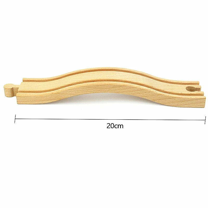 Wooden Railway Train Track Connectors - Beech Wood Accessories