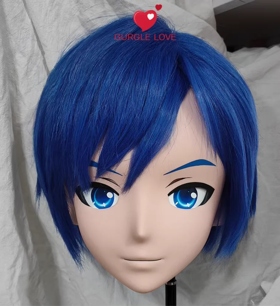 

(GLA04023) персонаж на заказ Смола половина головы японская анимация Косплей кросс-парадная кукла аниме маска кигуруми с глазами и париком