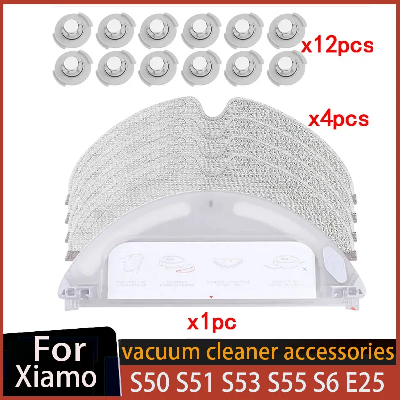 Water Tank Box for Iconic Brand Roborock S5 S6 S50 S51 S52 S55 S60 S61 S65 E25 E35 E20 T4 T6 Mi Robot Vacuum Cleaner Part Accessories