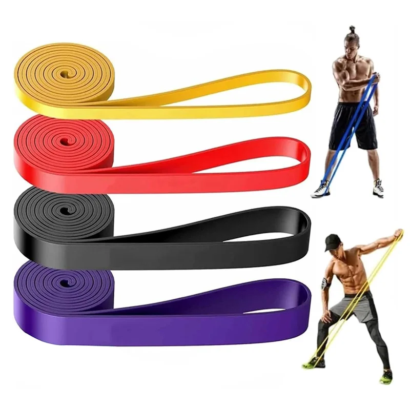 Pull up resistance bands 4 levels heavy-duty exercise bands for muscle training yoga calisthenics fitness workouts