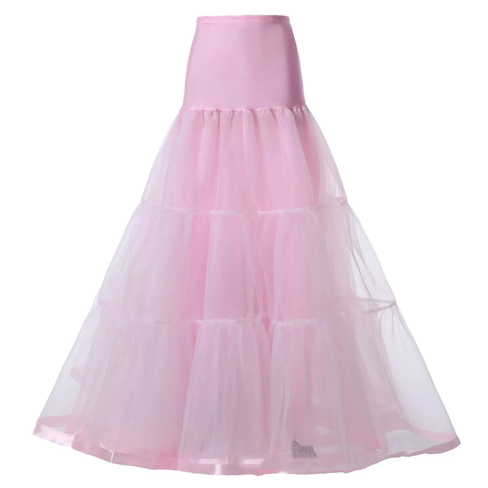 

Boneless A Hem Wedding Dress Long Petticoat Tutu Skirt
