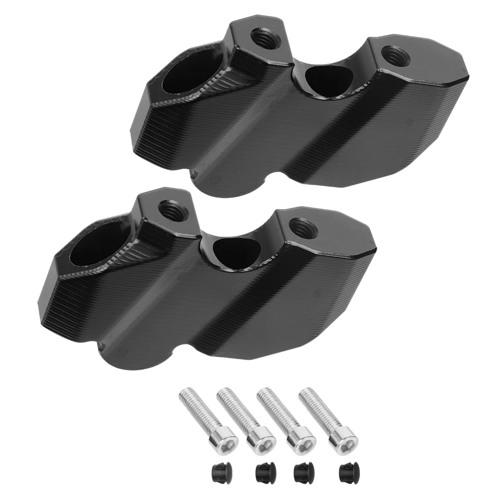 Motorcycle Black CNC Handlebar Risers Move Back Clamp Mount For Harley Sportster S 1250 RH1250 2021-2023