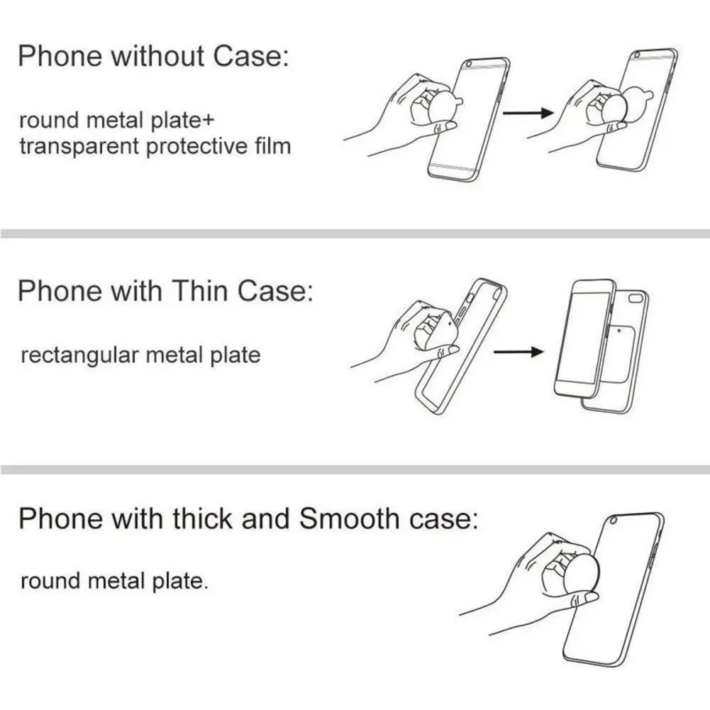 Supporto magnetico universale per auto in lega di alluminio per cellulari, compatibile con iPhone, Samsung, Xiaomi, Huawei e GPS._voghion.com
