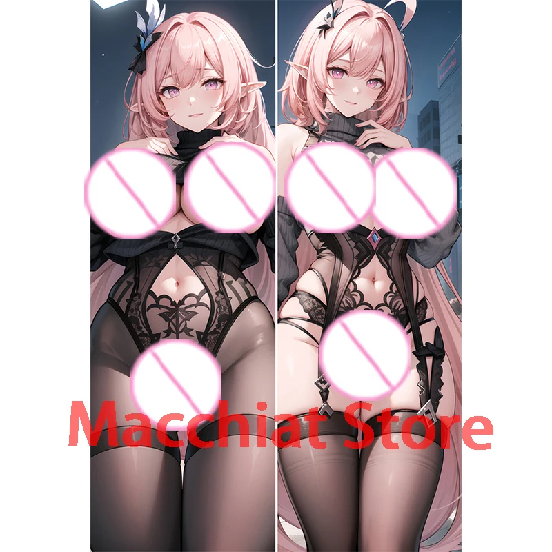 

Dakimakura anime дакимакура Черный Шелковый короткий свитер Dakimakura anime Honkai Impact 3 Elysia, двухсторонняя накидка для подушек с принтом в натуральную величину для взрослых