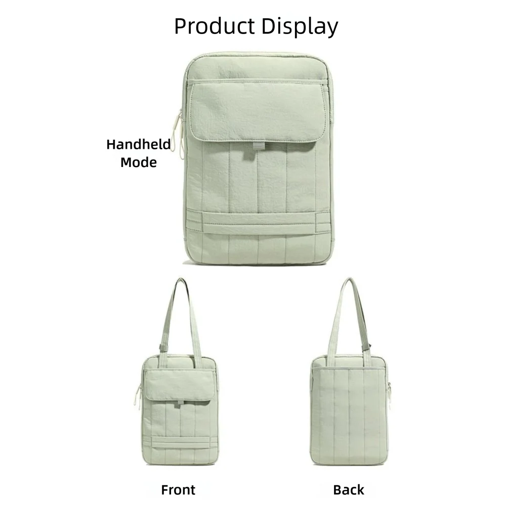 Stylish Versatile Canvas Laptop Tote Bag