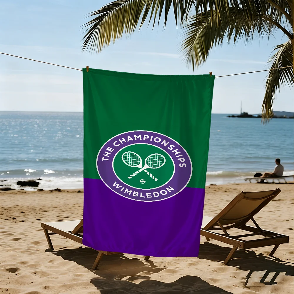 Wimbledon Großes Mikrofaser Strandhandtuch Weich Schnelltrocknend_voghion.com