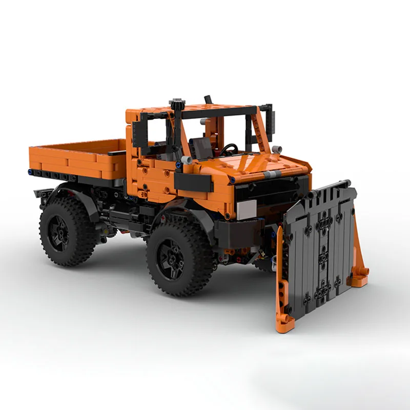 MOC 빌딩 블록 트럭 모델, Unimog U1400 제설기 자동차, MOD 42126 F-150, DIY 벽돌 장난감 조립 선물, 기술 1264PCs, 신제품