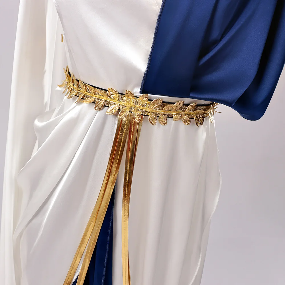 Futuristic Feather-Embellished Cosplay Costume for Events