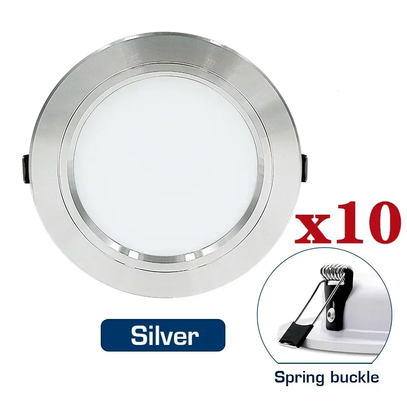 ตัวเลือกสินค้า โคมไฟ LED Downlight ประหยัดพลังงาน หลายขนาด หลายโทนสี