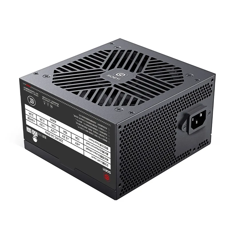 650W PC 전원 공급 장치 - 홍콩 CapXon + 솔리드 커패시터, DC-DC, 듀얼 크리스탈 포워드, 저소음 120mm 팬