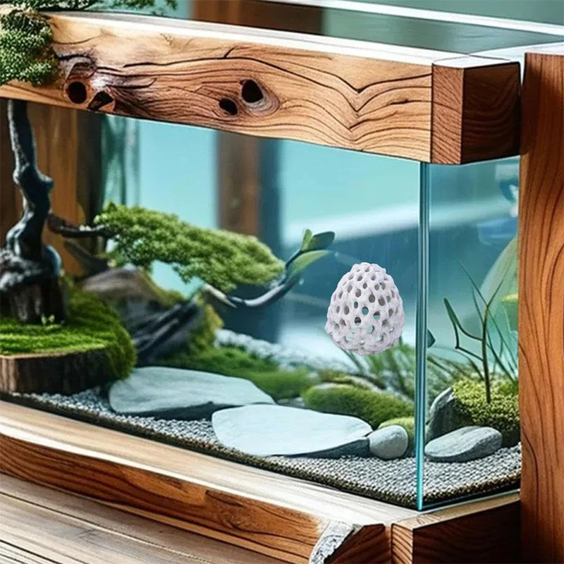Multi Functional Shrimp House Avoidance Nest, Water Grass Cultivation Dish Simulation, Coral Stone Shrimp Breeding Nest