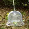 10pcs Plant Protect Bell Covers Reusable Plastic Clear Garden Plant Protection Covers w Fixed Support Pins Plant Tags Anti-frost 5