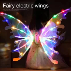 Luminous Music - Activated Fairy Wings for Kids - Enchanting Role - Play Dress - Up Toy Gift (Colorful Light)