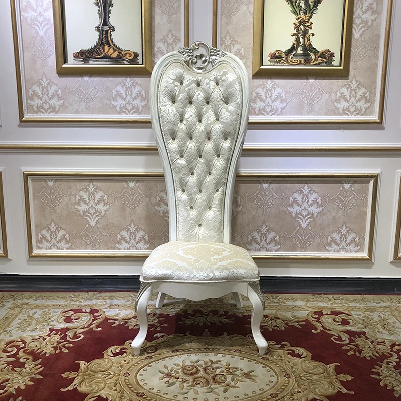 

European style modeling chair cloth art exhibition hall Sales Office leisure club hotel lobby solid wood image chair