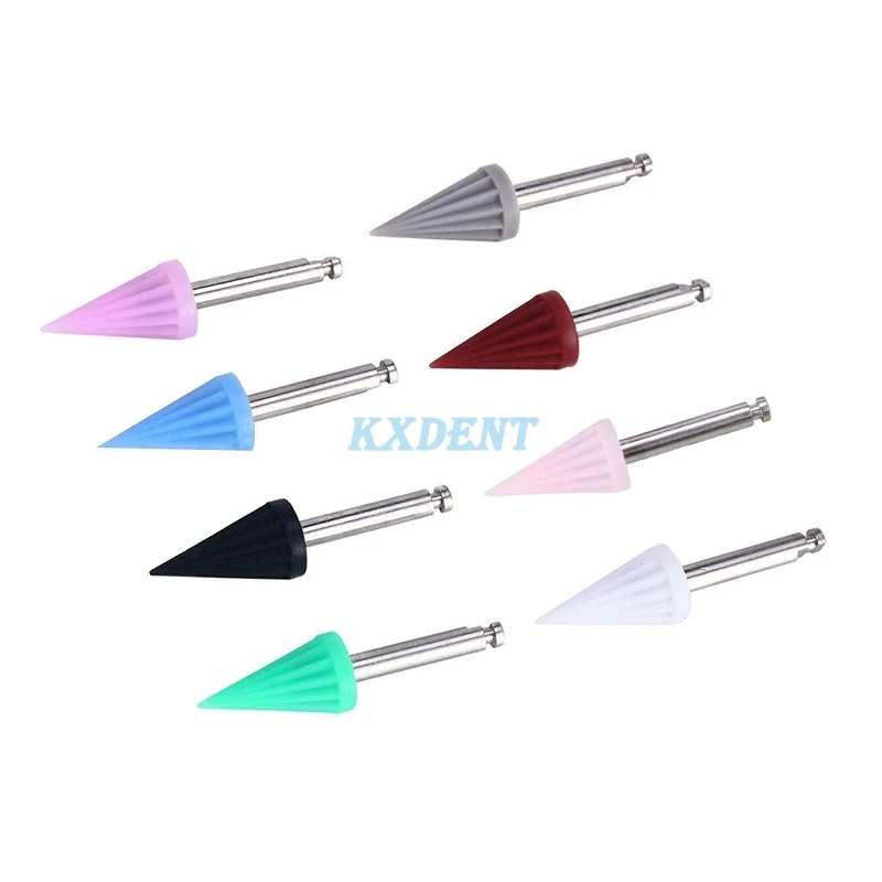 100pcs/box Dental Polishing Brush Cup Dentist Rubber Silicone Tool Prophy Polishing Cup