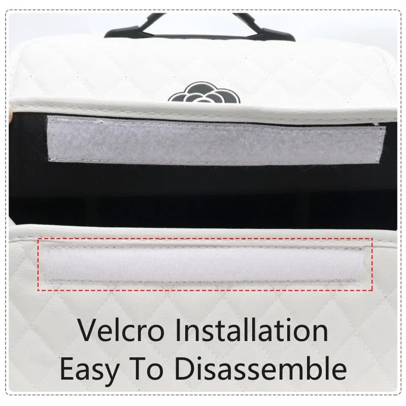 Foldable Car Trunk Organizer Durable Storage Box Easy Clean Compartments for SUV MPV Auto Interior Accessories