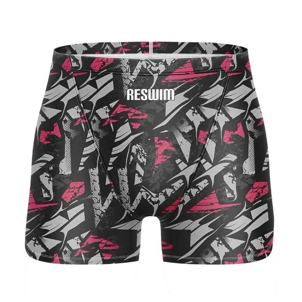 Men's Swim Jammer Swimsuit Short Endurance Athletic Training Swimwear Racing Swimming Trunks Swimming Jammers Bathing Suit