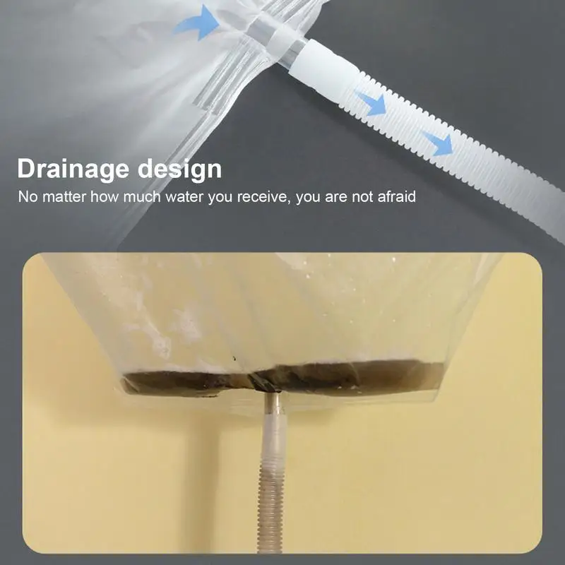 Air Conditioning Cover Air Conditioner Cleaner Air Conditioner Cleaning Kit Air Conditioner Cleaning Kit Air Conditioning Dust Washing Cover Bag Open Style AC Dust Washing Clean Cover With 10ft Pipe