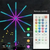 2024  LED Fireworks Light LED Garland RGB Neon String Light Bluetooth APP Control Music Sync Bedroom Wedding Decor Fairy Lights - Image 5