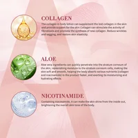 High Moisturizing Collagen Body Lotion Whitening Body Cream Brighten Lightening Skin Anti-aging Skincare Niacinamide Body Care 2