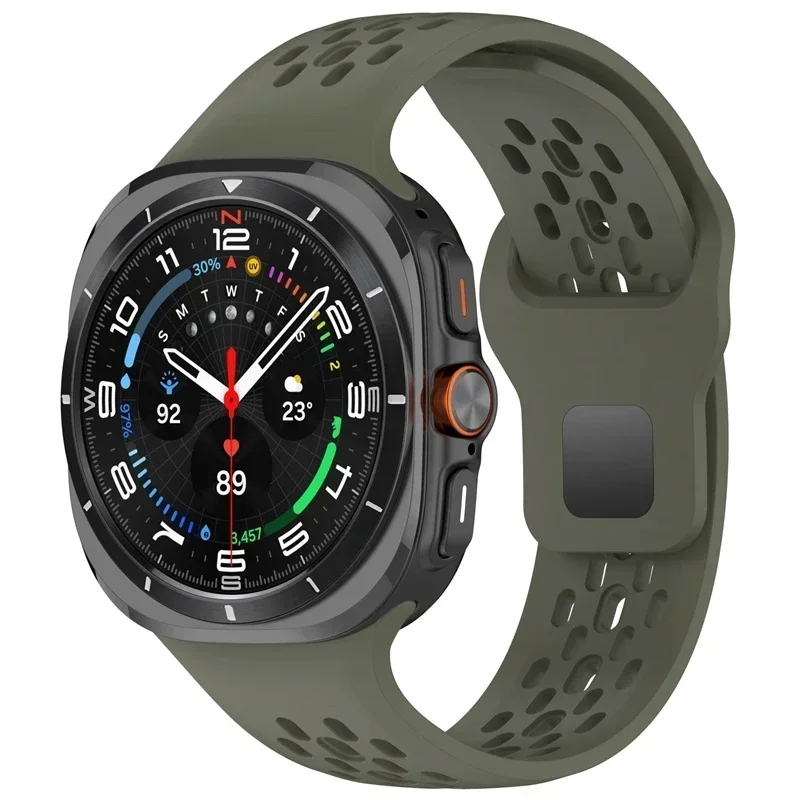 Breathable Silicone Sports Watchband Bracelet