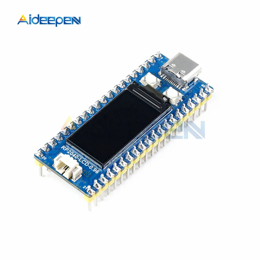 

RP2040 0.96 Inch LCD Development Board For Raspberry Pi Pico Dual-Core ARM Cortex M0 133Mhz Module