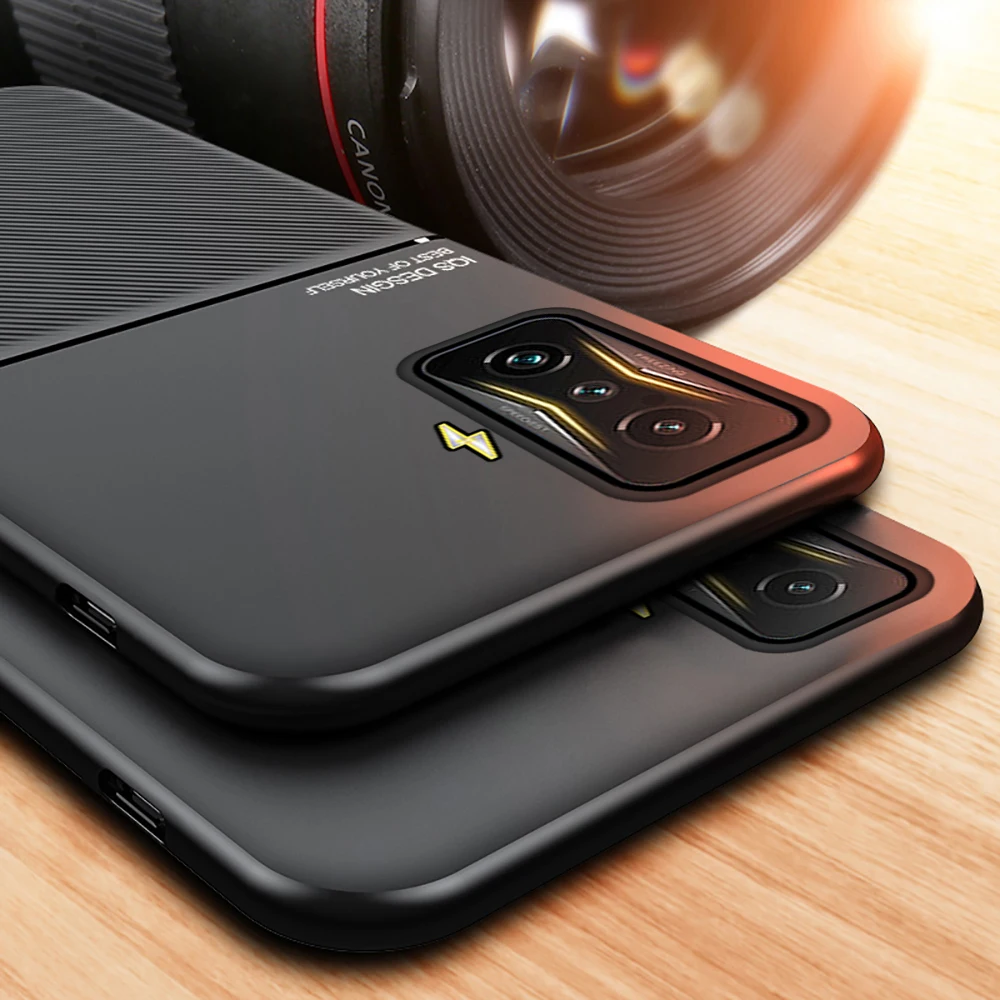 Étui mat en cuir à friction pour Xiaomi Poco F4 GT Coque arrière en silicone souple pour téléphone Poco F4GT f4gt Redmi K50 Gaming K50g_voghion.com