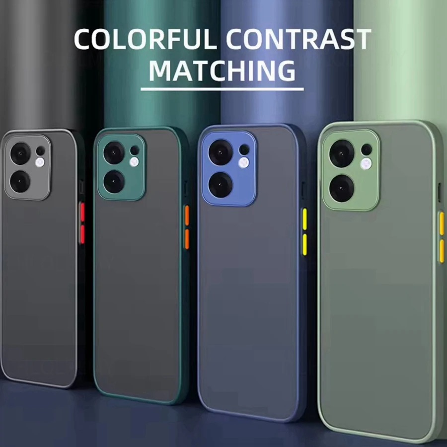 Luxury Shockproof Matte Silicone Armor Bumper Case