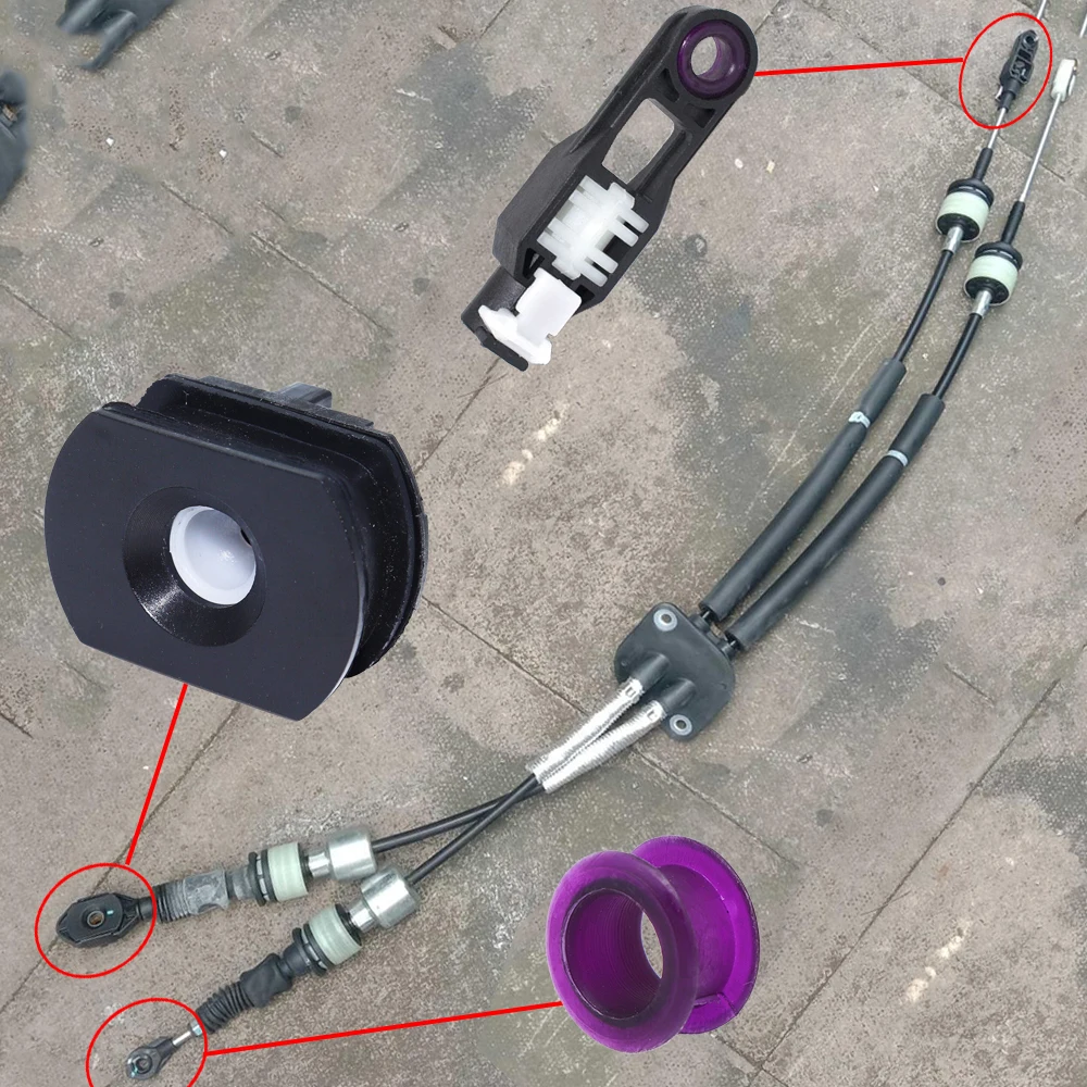 Gear Cable Linkage Selector Bushing Connect For Suzuki Splash 2008-2014 Opel Agila B Changhe Spla Automatic 4 Speed car accessories,gear shifter,gearbox control cable repair kit