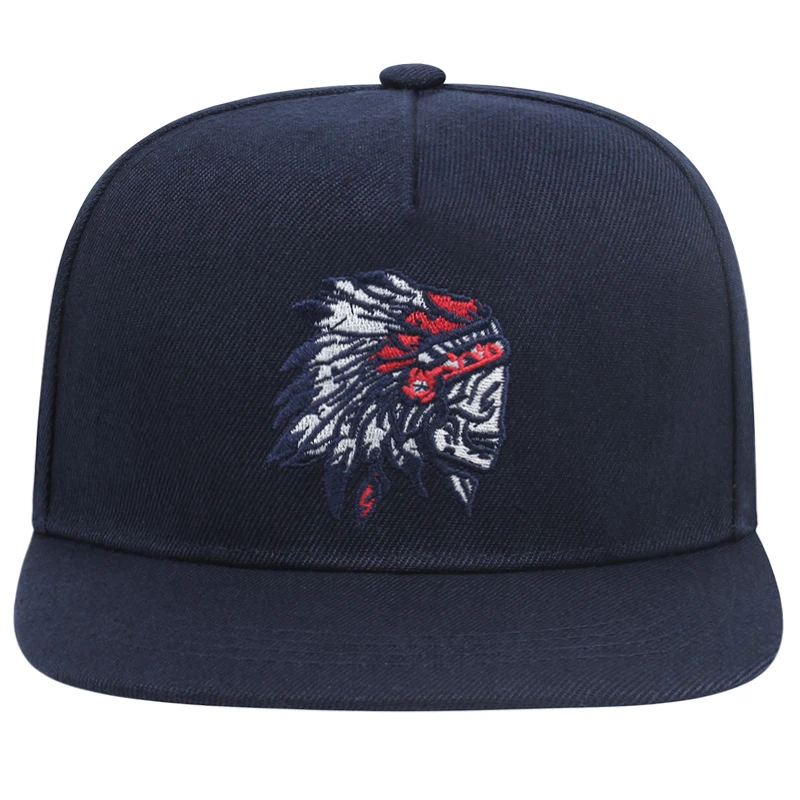  Indianer bestickte Baseballmütze für Herren und Damen, verstellbar, Hip-Hop-Snapback-Kappen, Erwachsene, Unisex, Sonnenschutz, Cowboyhut – Detail 6