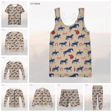 

vitinea New 3D Full Print Horse T-shirt/Sweatshirt/Zip Hoodies/Thin Jacket/Pants Four Seasons Casual P70