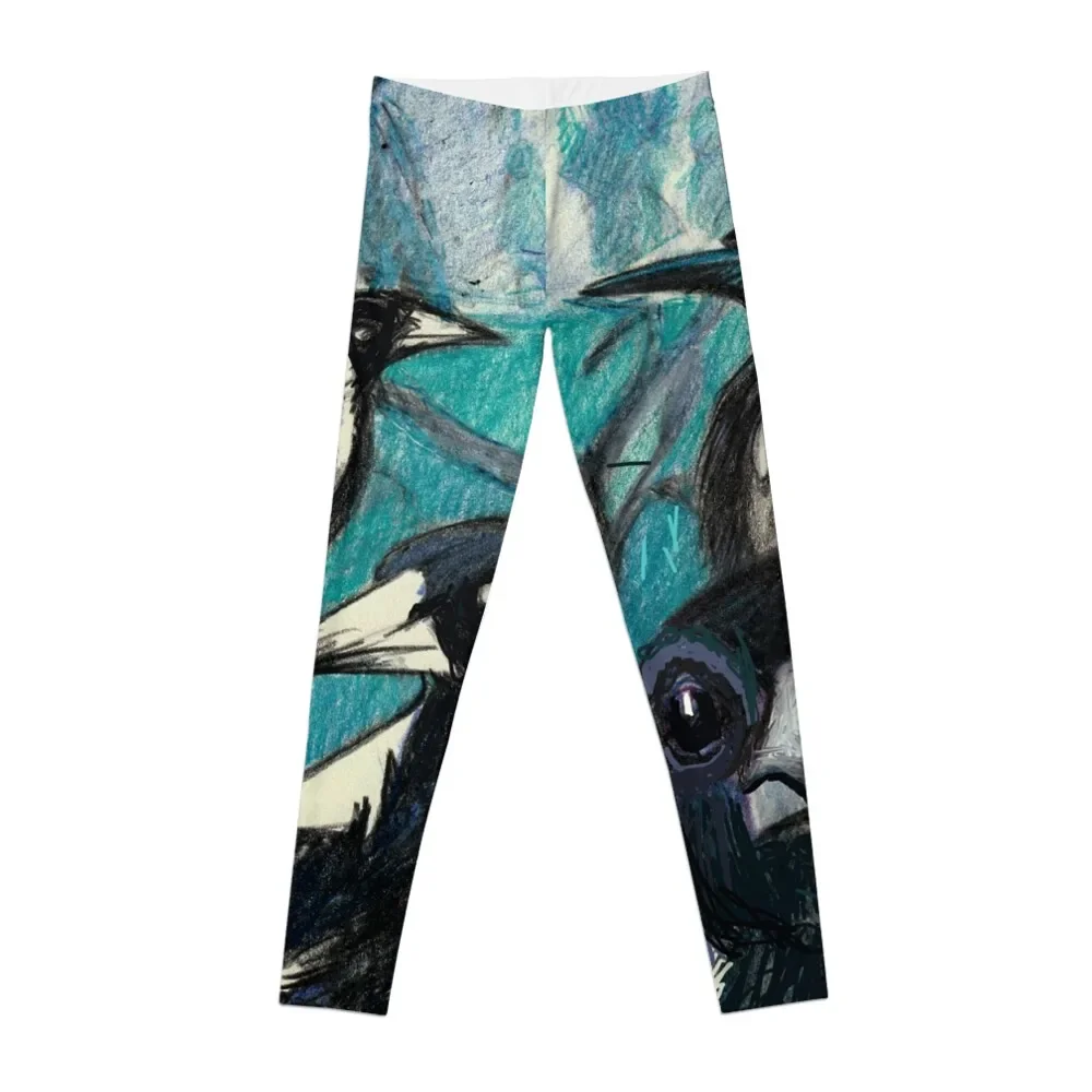 

Австралийские леггинсы Magpie (Gymnorhina tibicen) женские брюки спортивные женские леггинсы