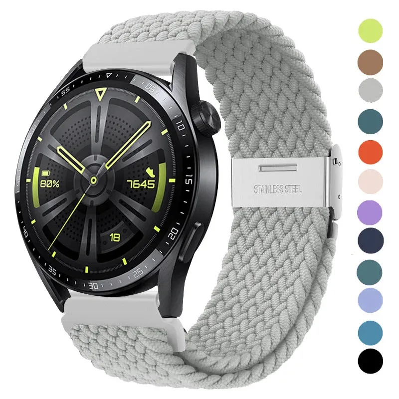 Sport Nylon Smartwatch Strap - 20mm/22mm Bracelet Band