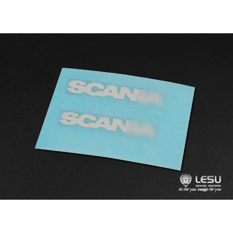 

LESU Rear Fender Sticker A For 1/14 DIY RC Tractor Truck TAMIYAYA Decorated Car Toy Model Parts K019-17 TH04838-SMT10