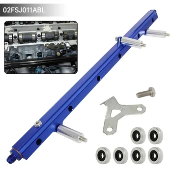 Racing Fuel Rail Kit Fit For Toyota Supra Aristo JZA80 2JZ 2JZ-GTE MKV JZS 147 Turbo Upgrade 92-02 Black/Blue 1