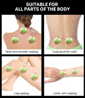 6Pcs Vacuum Cupping Sets with Pumping Gun Suction Cups Back Massage Body Cup Detox Anti Cellulite Cans Healthy Care Jars 2
