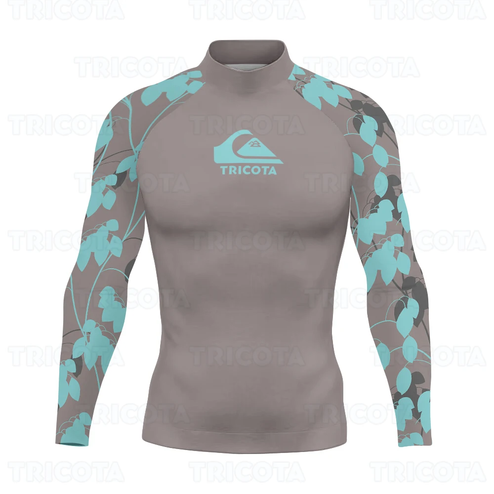 

Surfing Swimsuit Men's Swim Tops Beach Rash Guard UPF 50+ Long Sleeve Splice UV Sun Protection Basic Surfing Diving Swimming