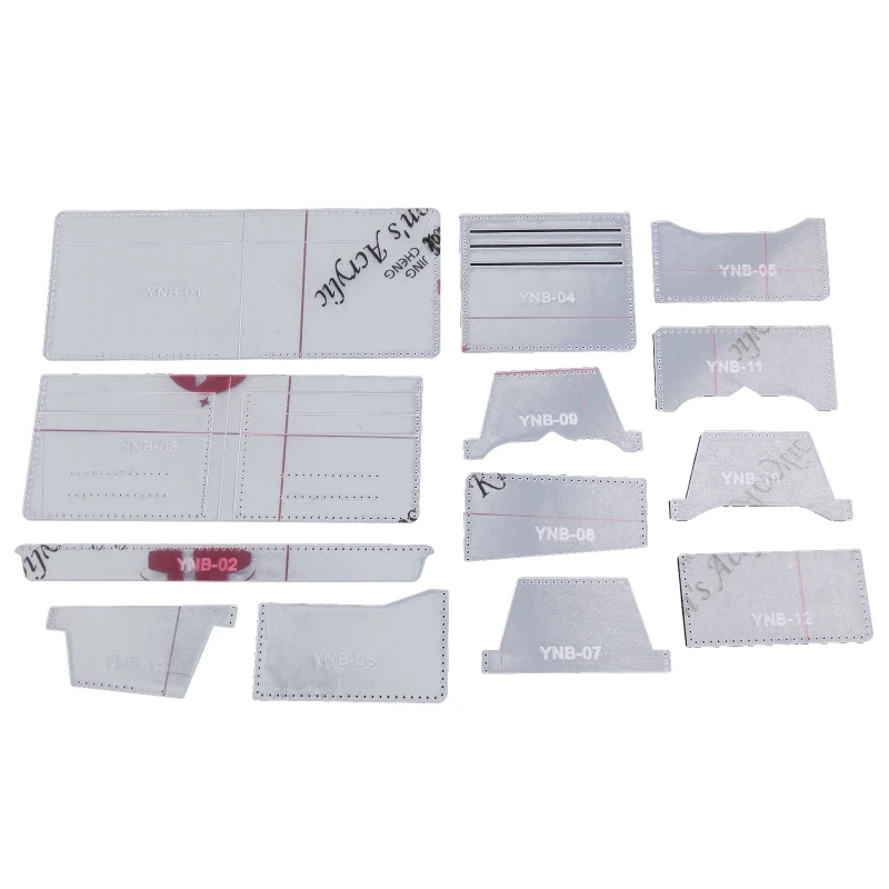 

DIY Wallet Making Crafts Purse Stencil for Adults 13Piece Universal Size Tools
