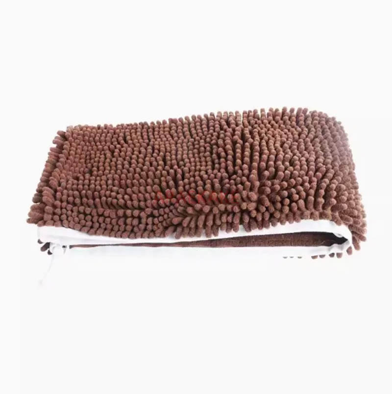 Pet absorbent towel, bath towel, cat and dog fiber, Chenille quick absorbent bath pet shower supplies
